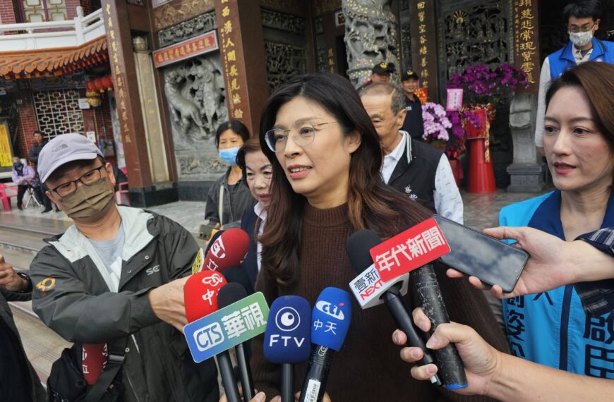 台灣新聞通訊社-鄭麗文喊決戰中台灣 地方估她輔選下屆台中市長基調已定