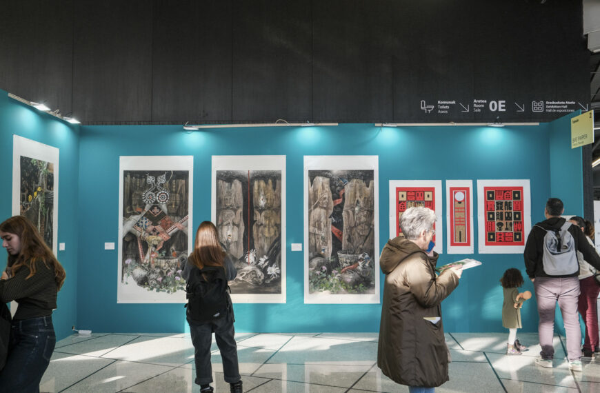 台灣新聞通訊社-畢爾包藝博會「聚焦台灣」 跨世代版畫家西國獻藝