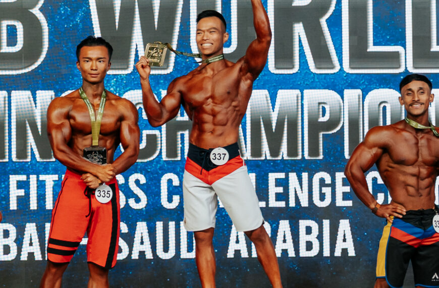 台灣新聞通訊社-健美／單屆奪世錦賽雙金 劉明毅用肌肉寫新頁