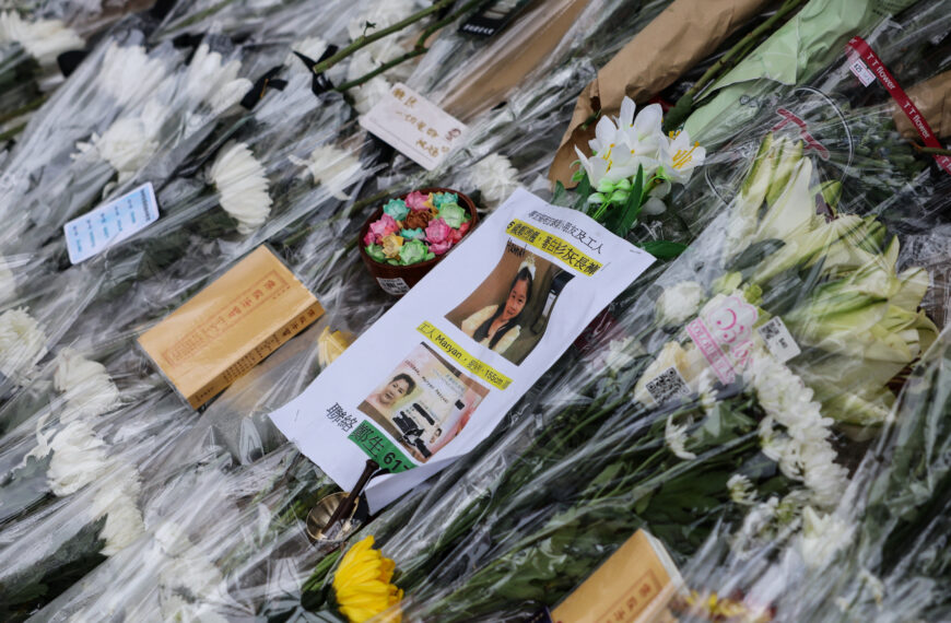 台灣新聞通訊社-「哭求我去救她」!香港惡火罹難者遺言曝光 家屬:不知準備幾人喪禮