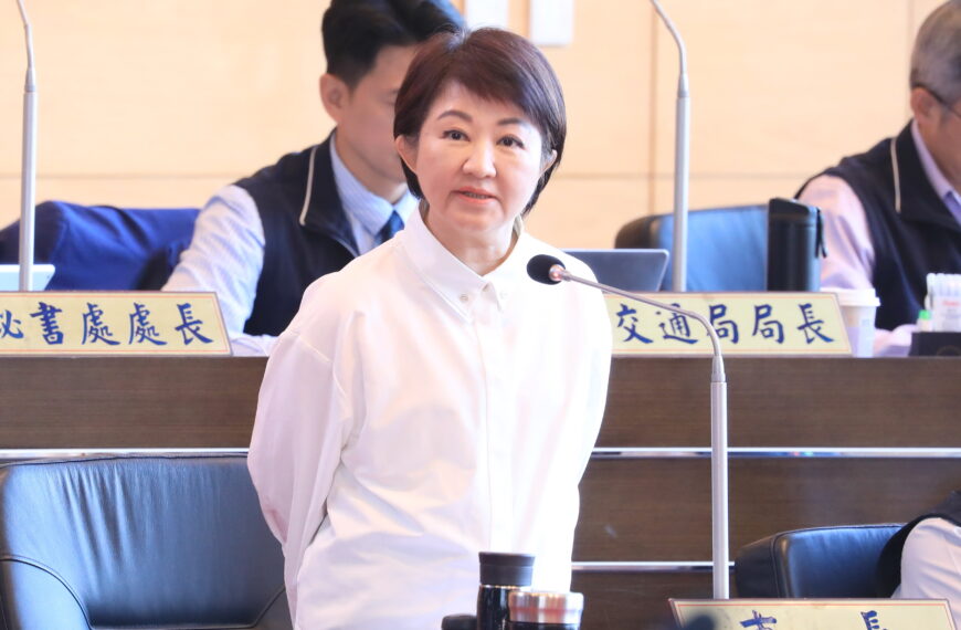 台灣新聞通訊社-盧秀燕撐過2025三大危機 重拾台中滿意度