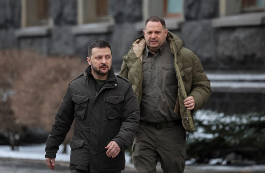 台灣新聞通訊社-【新聞分析】澤倫斯基心腹葉爾馬克准辭 政治意涵與接班人評比