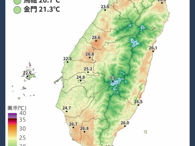 台灣新聞通訊社-今天回暖把握陽光普照天氣 周二起北台灣1原因再轉濕冷