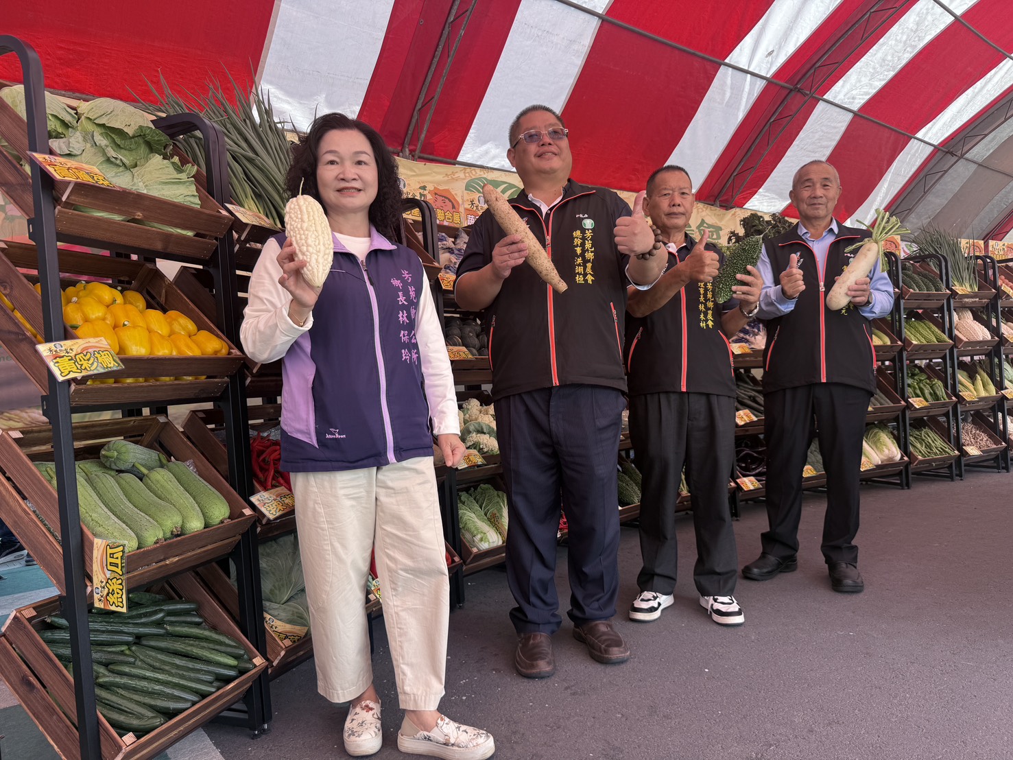 台灣新聞通訊社-彰化芳苑鄉農會新品人蔘山藥上市 適合冬令進補增加膳食纖維