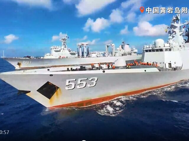 台灣新聞通訊社-南部戰區、中國海警     黃岩島領海領空及周邊戰備警巡與執法巡查