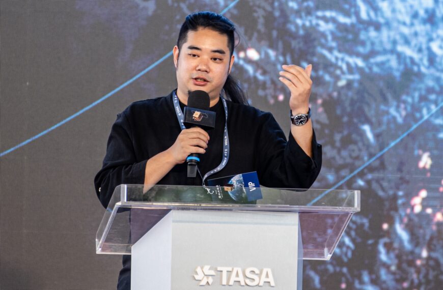 台灣新聞通訊社-福八首顆衛星齊柏林升空 齊廷洹:父親從更高視角守護台灣