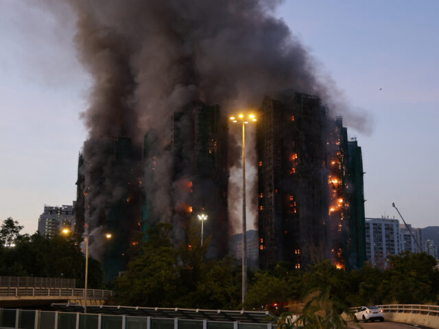 台灣新聞通訊社-香港大火後  大陸下令排查高層建築隱患、 禁用竹架工藝