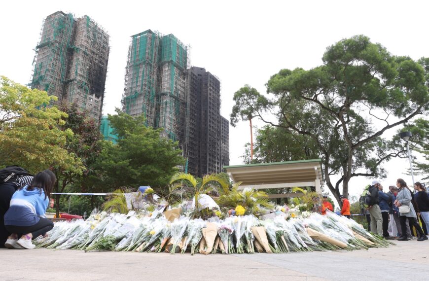 台灣新聞通訊社-連署籲徹查宏福苑大火 傳發起人之一遭拘捕…凸顯國安法下異見遭噤聲