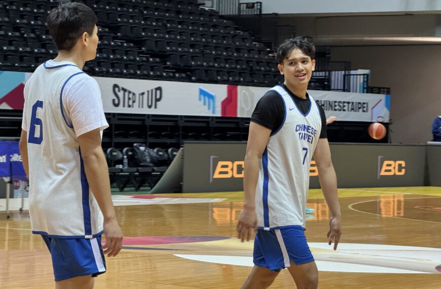 台灣新聞通訊社-籃球/旅日游艾喆對決日本隊 將壓力轉換成動力