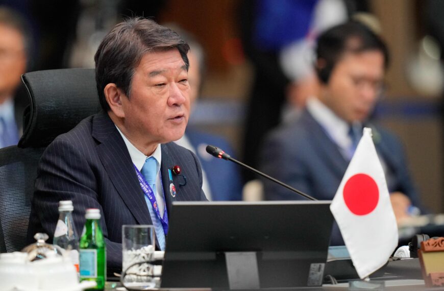 台灣新聞通訊社-日本外相:美中關係穩定對國際社會非常重要