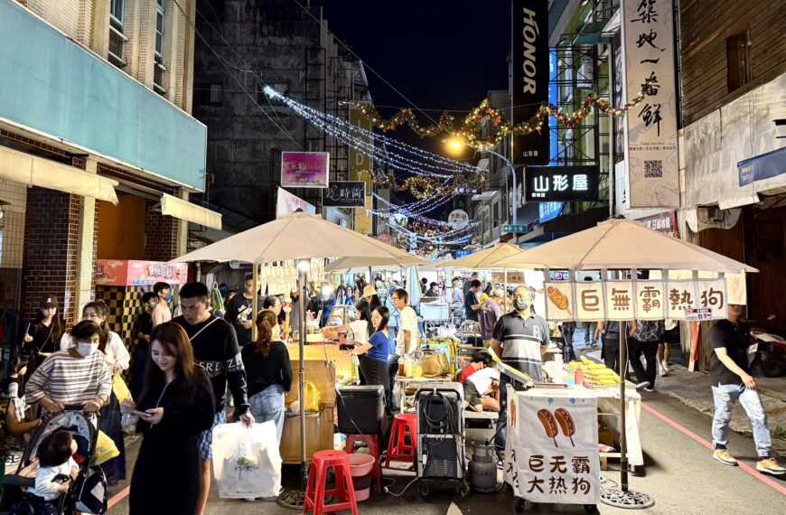 台灣新聞通訊社-2025屏東聖誕節「中華一條街市集」逛市集還能抽大獎