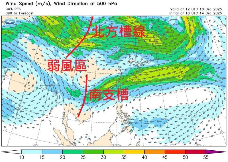 台灣新聞通訊社-把握好天氣！鄭明典曬「1圖」示警：南支槽要來了