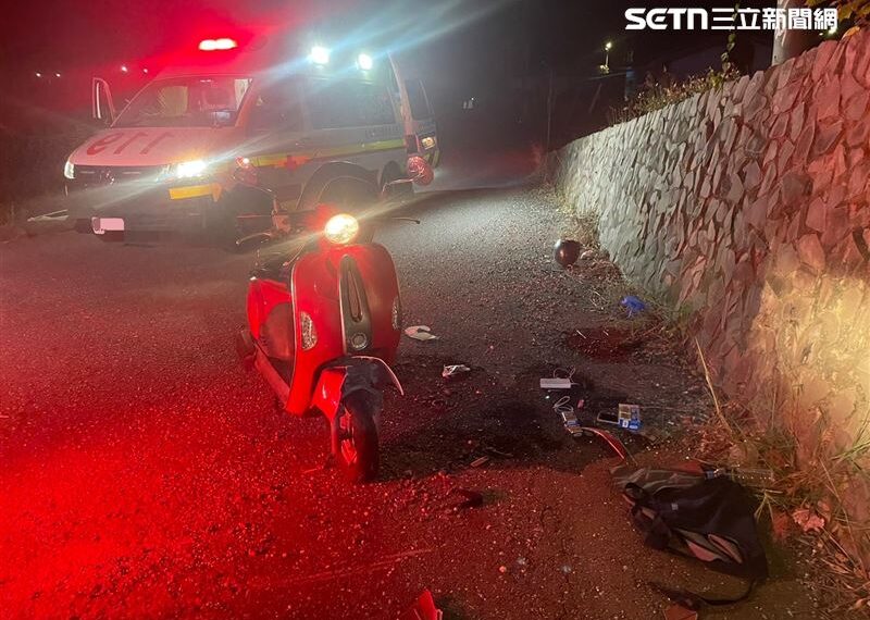 台灣新聞通訊社-台東太麻里疑一名外籍男騎車晚間「突摔飛猛撞水泥牆」…送醫搶救不治