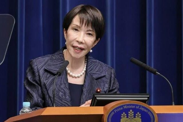 台灣新聞通訊社-快訊／關係緊張！高市早苗「重申台海立場」：盼對話和平解決