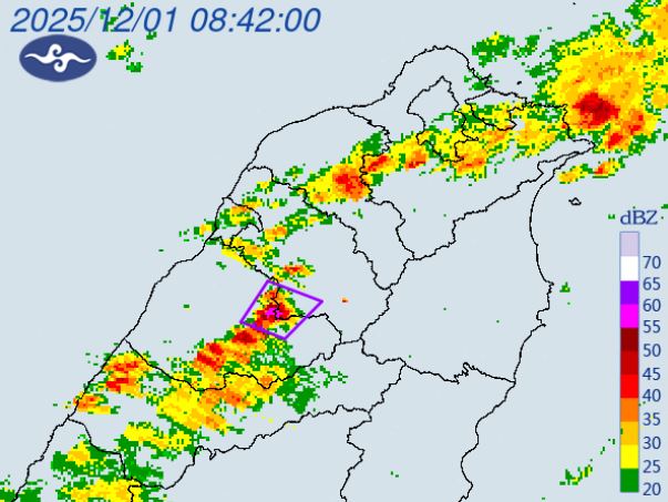 台灣新聞通訊社-快訊/上班注意!大雷雨開炸「2縣市」 示警區域曝