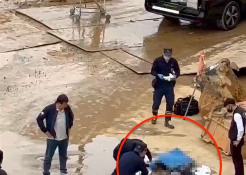 台灣新聞通訊社-滿身都是泥水!男趴鐵路地下化工地水窪斷氣…沒人認識他 驚悚現場曝光