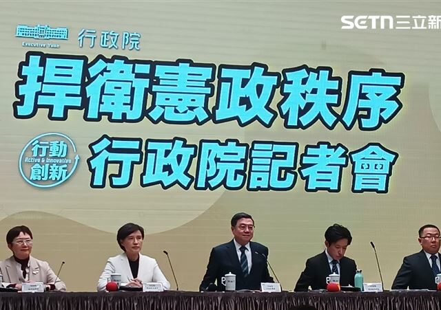 台灣新聞通訊社-傳農曆年前將下台由鄭麗君接任？卓榮泰笑回：我周四已請她代理主持院會