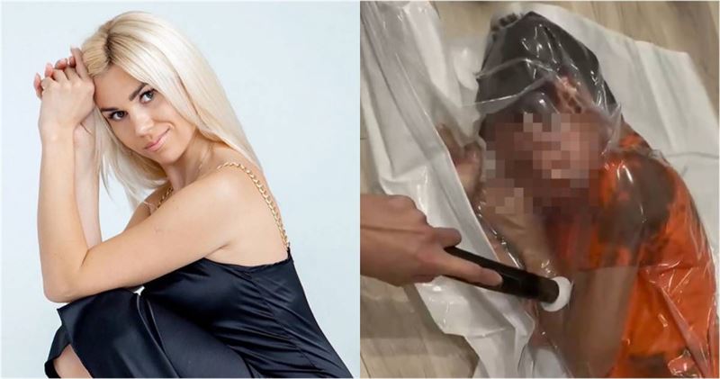 台灣新聞通訊社-傻眼！美女網紅抽真空封住10歲兒　喊「無聊好玩」警要辦了