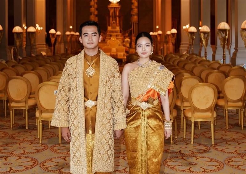台灣新聞通訊社-28歲柬埔寨公主嫁礦泉水富二代! 「世紀婚禮」奢華排場曝光