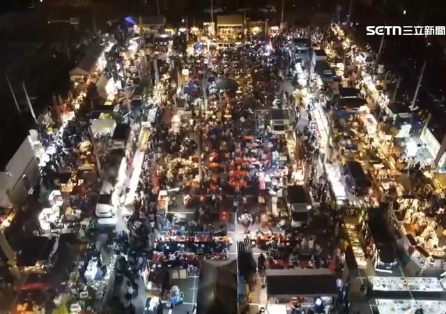 台灣新聞通訊社-「丹娜絲」重創停4個月　湖美夜市「重生」發消費券吸客