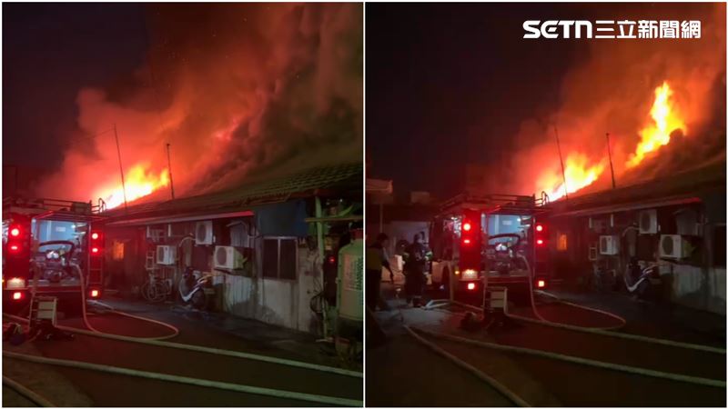 台灣新聞通訊社-快訊/彰化老字號「阿讚爌肉飯」火警!恐怖火舌狂燒…用餐區慘況曝光