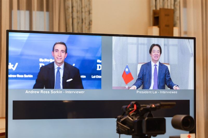 台灣新聞通訊社-揭《紐約時報》主持人超狂經歷　胡采蘋：賴清德份量之重，不言可喻