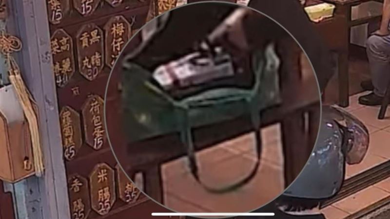 台灣新聞通訊社-嚇！台中男吃黑輪「包包掉出衝鋒槍」全場驚呆　警：已鎖定身分
