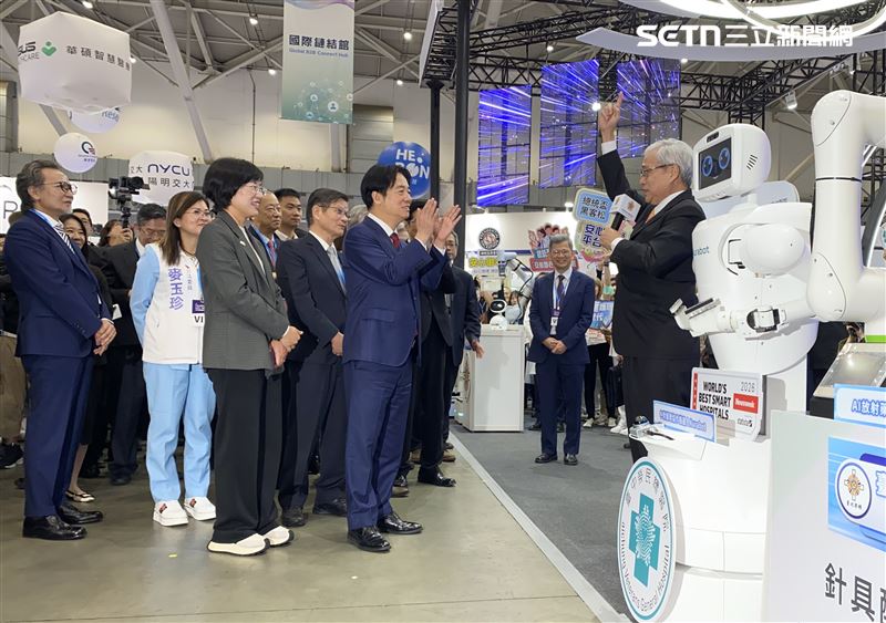 台灣新聞通訊社-AI、機器人、遠距醫療齊發 臺中榮總「未來醫院」亮相醫療科技展
