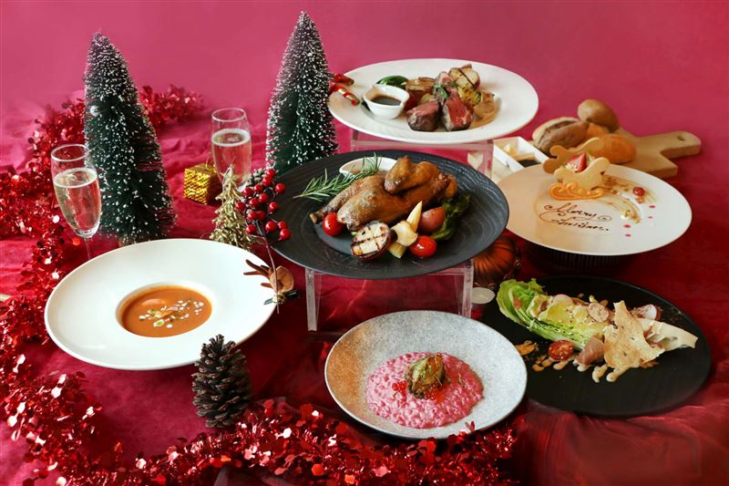 台灣新聞通訊社-聖誕節飯店優惠來了！入住送近4000元大餐　這裡有「真人聖誕老公公」