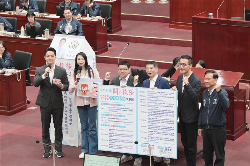 台灣新聞通訊社-闕枚莎十多年堅持　成功推動生生喝鮮奶！盼補助對象擴大至高中生