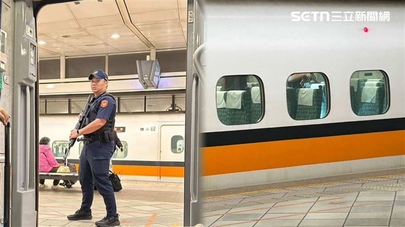 台灣新聞通訊社-快訊／高鐵144車次「疑傳爆裂物」！警持長槍安檢　左營站延誤10分鐘