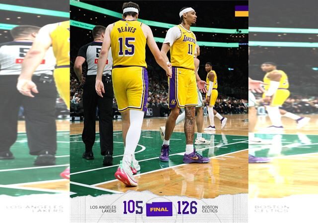 台灣新聞通訊社-NBA／詹姆斯中斷1297場雙位數得分紀錄後輪休　里夫斯轟36分救不了湖人