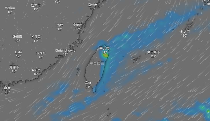 台灣新聞通訊社-下週一東北季風增強!3地區防大雨 回溫等這天