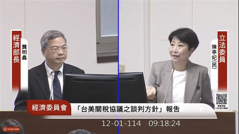 台灣新聞通訊社-台美關稅協議倒數談判 龔明鑫再次強調:有信心調降且不疊加