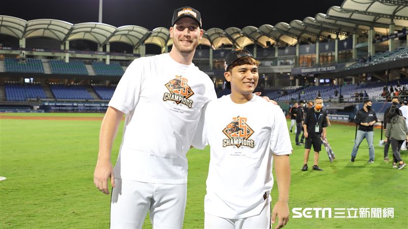 台灣新聞通訊社-中職／6年戰友林岱安離開統一獅！　布雷克祝福：我們是一輩子朋友