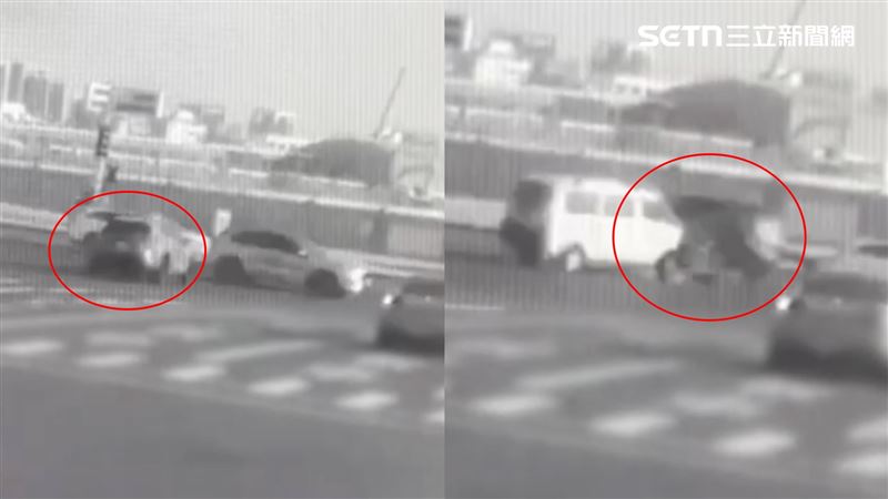 台灣新聞通訊社-小港機場旁…導彈式尋死畫面曝！「車體萎縮變形」她失魂吐1句