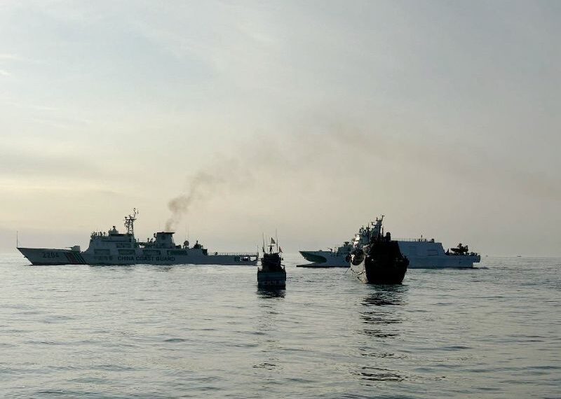 台灣新聞通訊社-中國海軍艦隊進入澳洲北部海域 澳軍密切監視