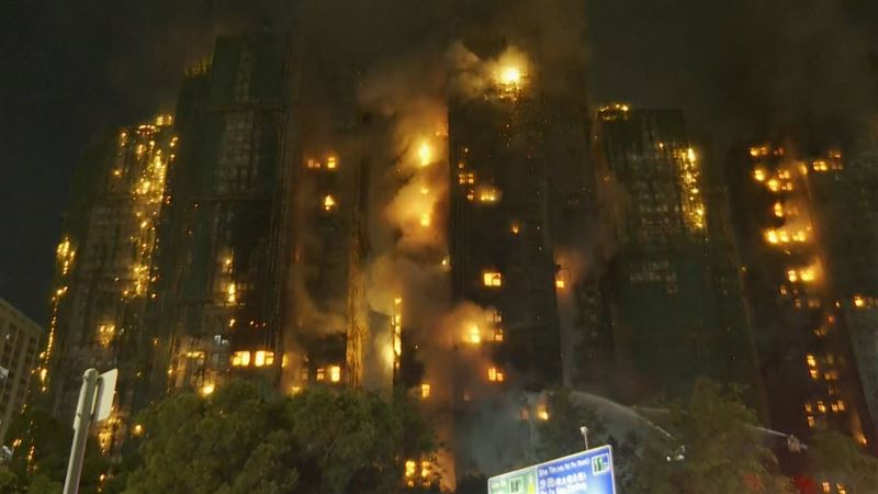 台灣新聞通訊社-香港宏福苑大火釀146死!10外傭遇難、36人下落不明