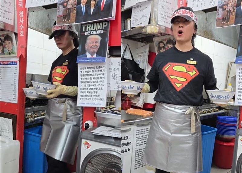 台灣新聞通訊社-南韓「滅共食堂」爆紅!老闆上菜狂喊魔咒 網笑:傳說中的驅魔麵館