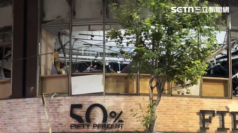 台灣新聞通訊社-板橋「定食8」凌晨氣爆「雜物噴街道5人傷」…新北消防局長曝最新進展