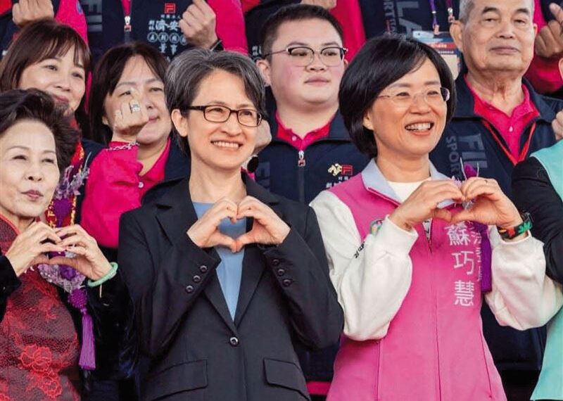 台灣新聞通訊社-蕭美琴助選／藍白整合前最後100天 新北內參民調一指標蘇巧慧急追李四川