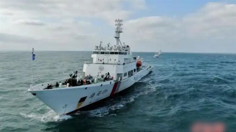 台灣新聞通訊社-中國公務船闖台灣灘「搜救演練」　王定宇：企圖推動「台灣海峽內海化」