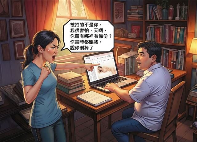 台灣新聞通訊社-「徵室友」資料夾偷存私密影像　導演前女友氣炸：你騙我說刪了