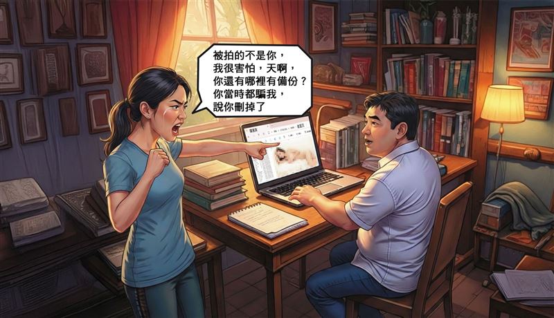 台灣新聞通訊社-「徵室友」資料夾偷存私密影像 導演前女友氣炸:你騙我說刪了