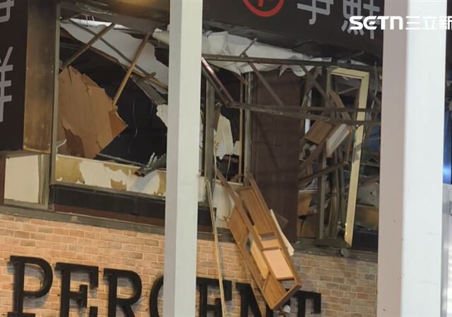 台灣新聞通訊社-板橋府中商圈「爭鮮、定食8」共用廚房氣爆炸毀！引爆點疑在員工休息室