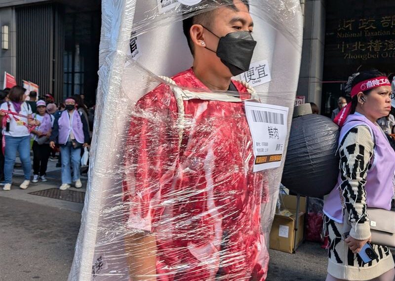 台灣新聞通訊社-廢除年限抗議上街 勞動部祭新方案留才久用放寬上限