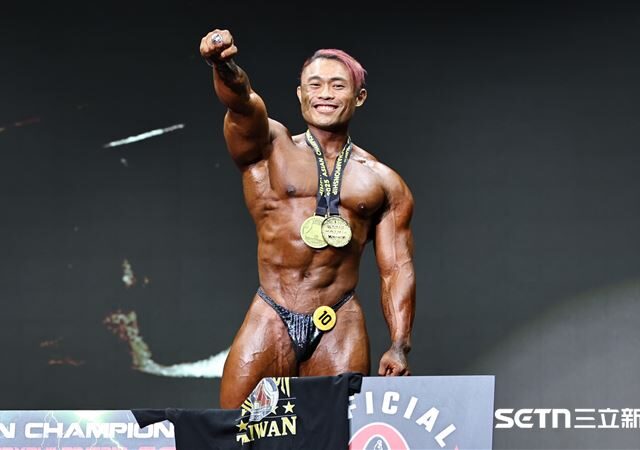 台灣新聞通訊社-健美亞錦賽／連2年冠軍留台灣　「熱夠王」林敬傑212封王！再獲奧賽資格