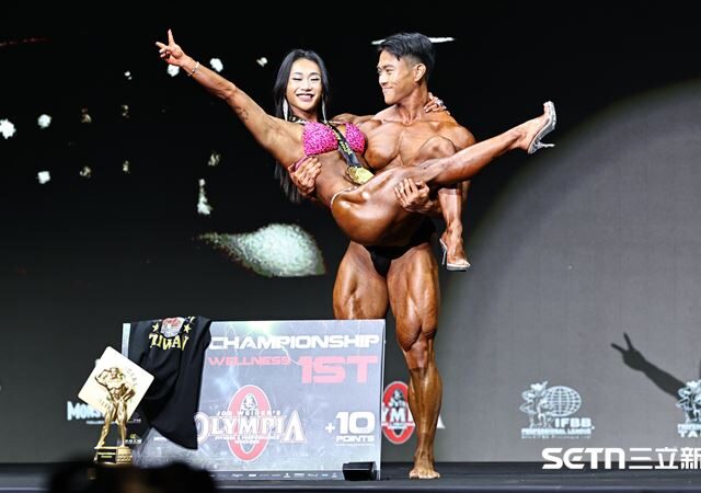 台灣新聞通訊社-健美亞錦賽／劉映辰職業賽首度封后在台灣　男友支紹祖同場獲職業卡