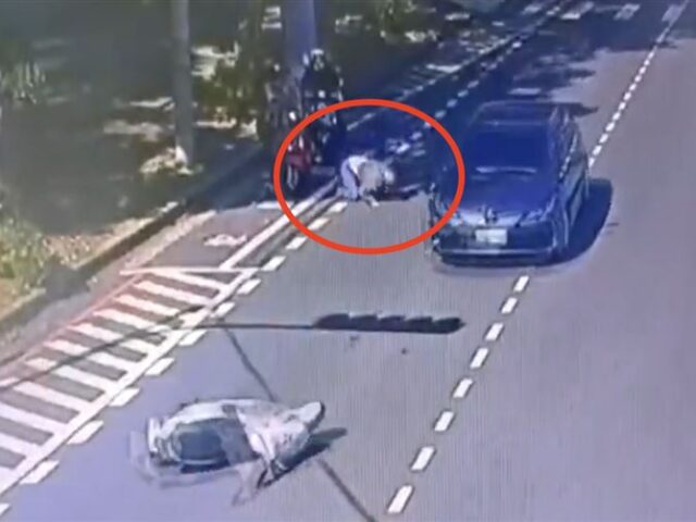 台灣新聞通訊社-71歲退休師連撞4車「擊落警專生、撞破老翁頭」家屬驚：他服藥後會恍惚