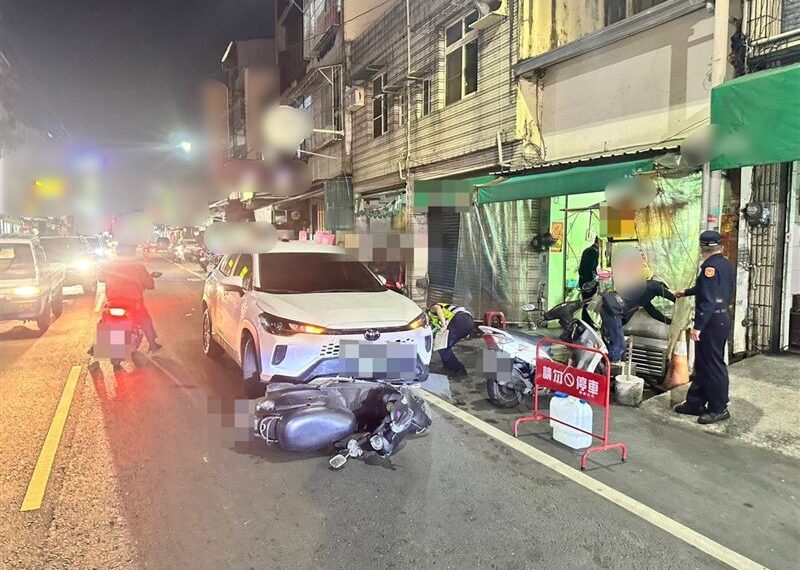 台灣新聞通訊社-沒喝酒、吸毒「車直撞進雞排攤」老闆夫妻2級燙傷！他稱：早有嫌隙